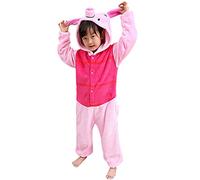 YAOMEI Kids Onesies Kigurumi Pyjamas, 2023 Girls Boys Flannel Unisex Animal Sleepsuit Nightwear 3D Cartoon Hoodie, Halloween Costume Clothing, Christmas, Cosplay & Party