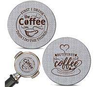 Yaomiao 2 Pieces Espresso Puck Screen 53.3mm, 1.7mm Thickness 150μm Reusable Barista Espresso Screen Stainless Steel Coffee Filter Mesh Plate for Bottomless Portafilter Filter Basket
