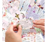 Yaomiao 240 Pcs Bible Verse Prayer Cards for Women Mini Scripture Cards with Inspirational Quote Encouragement Christian Gifts with Bible Verses for Students Friends(Floral)