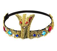 Yaomiao Snake Headband Headpiece Egyptian Costume Accessories for Women Medusa Headpiece Cobra Headdress Egyptian Queen Headdress Cobra Crown for Halloween Costumes Vintage Party Decorations