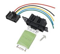 YAOPEI Car Heater Blower Motor Resistor with Wiring Harness for Vauxhall Corsa D E Adam Fiat Grande Punto Doblo Ducato Fiorino Qubo Alfa Romeo Mito 13248240 77364061