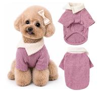 Yaopelky Dog Sweatshirt for Small Medium Dogs,Pink, M (3.5-6kg)