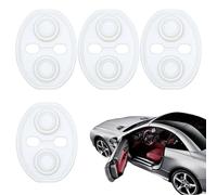 YAOPIU Automotive Silicone Door Lock Cover,Protective Silicone Doors Locks Guard - Shock Absorption Cushion Silent Vehicle Pad Multifunctional for Automobile Sedan