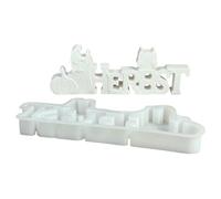 YAOPIU Fall Molds | Easy Release Pumpkin Gnome Resin Moulds,Silicone Autumn Letters Casting Mould | for Festive Home Decor Crafts Scented Soap