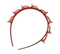 YAOPIU Headband with Attached Clips, Clip Headband, Hairpin Headband, Weave Pony Tooth Braid Tool for Layered Twists, Travel, Home, Work