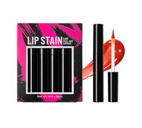 YAOPIU Peel Off Lipstick, Peel Off Lip Liner Pens Set, 6 Pieces, Long-Term Lip Colour, Transfer-Resistant, Smudge-proof for Women, Girls, Girlfriend, Family