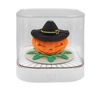 YAOPIU Time Piece Calendar 2026 - Halloween Pumpkin 3D Memo Pad,Decorative Notepad with LED Light for Reception Areas Office Freelancers Executive Assistants School Conference Rooms