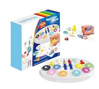 YAOPIU Water Color Pen - Art Coloring Brush Markers,Markers Pen Coloring with Stamp Drawing Teaching Tools for Parent-child Activities Kids Girls Boys Creative Art