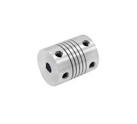 yaoqijie 1PCS Coupler 3D Printer Parts Motor Shaft Coupler Flexible Coupling Aluminium Motor Connector 5 To 8mm T8 Lead Screw lasting(6x8)