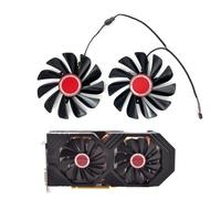 yaoqijie 2pcs/set FDC10U12S9-C CF1010U12S 95mm RX590 RX580 GPU Video Card Cooler fan For XFX RX 590 580 VGA Video Card Cooling FAN lasting