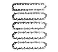 yaoqijie 4/6/8 Inch Steel Chains Fit for 4 6 8 Inch Mini Electric Saw Chainsaw Replacement Chain Kit Garden Logging Pruning Tool Parts Lasting (Color : 5pc 4 Inch)