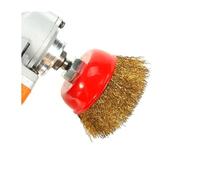 yaoqijie 4Pc 3inch Angle Grinder Polishing Wheel Bowl-Type Wire Brush Steel Wire Wheel Electric Drill Grinding Mill Polish Derusting Tool(4Pc 75mm x M14)