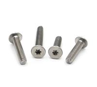 yaoqijie 50/20/ 10/ 5pcs M2 M2.5 M3 M4 M5 M6 M8 CM Ultra Thin Super Low Flat Wafer Head Screw Bolt 304 Stainless Steel lasting(5mm,M1.6 50pcs)
