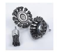 yaoqijie Degreasing Wire Brush Deburring Knot End Accessories Wood Metal Grinding Derusting Grinder 3pcs Steel Polishing