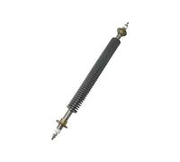 yaoqijie Finned Tubular Heater Straight Type Air Dry Heating Pipe 304 Stainless Steel Tube Dia. 12mm, 220V,400W/500W/600W Lasting(400W 400L 304SUS)