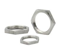 yaoqijie M8 M10 M12 M14 M16 M18 M20 M22 M24 M25 M27 M30 304 Stainless Steel Hex Lock Nut Pipe Fitting Metric Female Pitch 1/1.5mm 6/12pcs lasting
