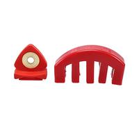 yaoqijie Professional Violin Mute Rubber Practice Muter For 4/4 3/4 1/2 Violino Viola Practice Accessories lasting (Color : Red)