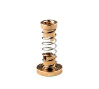 yaoqijie T8 Lead Screw Anti Backlash Spring Nut Loaded Elimination Gap Nut Lead2mm/4mm/8mm Threaded Rod 3D Printer Parts lasting(Lead 2MM)