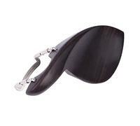 yaoqijie Violin Chin Rest Bracket Ebony Wood Chin Rest Shoulder Support For 4/4 3/4 1/2 Size Violin Parts Accessories lasting (Color : 4-4)