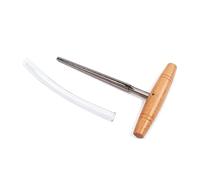 yaoqijie Violin Peg Hole Reamer 1:30 Taper Wood Handle For 3/4 4/4 Violins Luthier Tool lasting