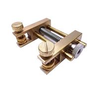 yaoqijie Violin Viola Cello Making Luthier Tools Brass Edge Clamp Repair Cracks Violin Part Accessories,Gold lasting