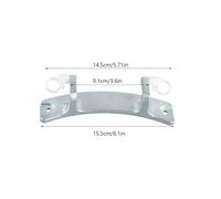 yaoqijie Washing Machine Door Hinge Aluminum Alloy Washer Door Hinge Replacement Part for Universal Front Loading Washing Machine lasting