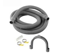 yaoqijie Washing Machine Drain Hose 1.5/2/3meter Drain Extension Pipe Spare Parts For Dishwasher Washer Household Equipment Accessories lasting(3 Meters)