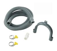 yaoqijie Washing Machine Drain Hose 1.5/2/3meter Drain Extension Pipe Spare Parts For Dishwasher Washer Household Equipment Accessories lasting(2M)