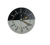 yaoqijie Watch Modify Parts 28.5mm Black White Sterile Dial BGW-9 Blue Luminous Suitable for NH34 GMT Automatic Movement Lasting(Dial Hand)