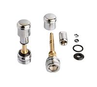 yaoqijie Water Leakage Repair Part Shower Faucet Lower Outlet Water Separator Bathtub Tap Pull Rod Diverter Valve Shower Column Switch lasting (Color : 47mm SET)