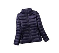 YAOTT Womens Winter Lightweight Puffer Jacket with Hood/without Hood Warm Short Packable Quilted Jacket Transitional Padded Jacket for Hiking Travel,Navy-B,XS