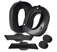 Yaowanguan A50 Gen 3 Mod Kit - Replacement Thicker Earpads,Headbands & Foam for ASTRO Gaming A50 Wireless Headset Gen 3,Ear Cushions/Cups/Pads,A50 Accessories w/Magnetic Clips(Black Protein+Velvet)