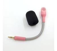 Yaowanguan Barracuda X Microphone,Mic Replacement Detachable 3.5mm Game Boom Noise Cancelling Microphone w/Foam for Razer Barracuda X Wireless Gaming Headset(Pink)