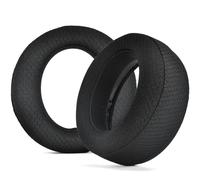 Yaowanguan Ear Pads for Playstation PULSE Elite wireless headset | Black Fabric Memory Foam Ear Cushions,Replacement Earpads Compatible with Playstation PULSE Elite wireless headset