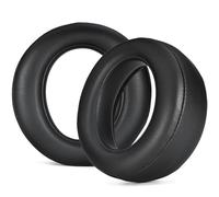 Yaowanguan Ear Pads for Playstation PULSE Elite wireless headset | Black Protein Leather Memory Foam Ear Cushions,Replacement Earpads Compatible with Playstation PULSE Elite wireless headset