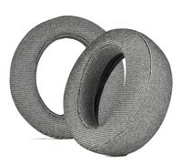 Yaowanguan Ear Pads for Playstation PULSE Elite wireless headset | Grey Linen Memory Foam Ear Cushions,Replacement Earpads Compatible with Playstation PULSE Elite wireless headset