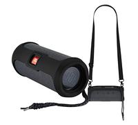 Yaowanguan Silicone Case for JBL Flip Essential 2 Portable Bluetooth Speaker,Flip Essential 2 Portable Protective Travelling Cover Sleeve(Black)