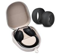 Yaowanguan Travel Carrying Case Bag & Silicone Ear Pads Cover Protector for Playstation PULSE Elite wireless headset(Grey Case)