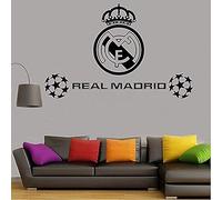 YaoyueJian Wall Decals Wall Stickers Art Wall Stickers Vinyl Wall Decals Kids Wall Stickers Vinyl Wall Sticker Football Club Real Madrid Logo Flower Bedroom Decor Boys Room Poster 40 * 70 cm