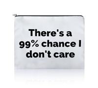 yaozeio Sarcastic Cosmetic Toiletry Bag for Women Men Coworkers Sassy Gift Bag from Friends Bestie Snarky Birthday Gift for Daughter Son Funny Saying Makeup Bag Organizer Humorous Sarcastic Gfts