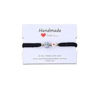 yaozeio Volleyball Bracelets Gifts for Daughter Son Handmade Adjustable Beaded Bracelet With Card for Niece Nephew Sport Accessories Volleyball Lovers Birthday Gifts for Men Women Sports Bracelet
