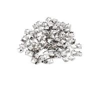 YAPAILANG Buttons,Buttons for Craft,100pcs Square Rivet Metal Studs Spikes Nail Punk Shoes Belt Clothing Decor