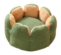 YAPAILANG Cactus Flower Cat Scratching Mat & Bed - Soft, Washable, Kitten Lounger Cushions for Small Dogs & Cats