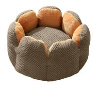 YAPAILANG Cat Scratching Mat - Cactus Flower Shape Cat Lounger, Very Soft Small Dog Bed, Warm & Cute Kitten Cushions, Washable