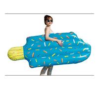 YAPAILANG Funny Inflatable Ice Cream Pool Floating Row Swimming Pool Air Mattress Bed Water Riding Hammock Beach