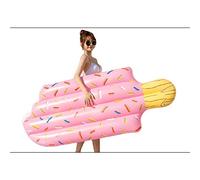 YAPAILANG Funny Inflatable Ice Cream Pool Floating Row Swimming Pool Air Mattress Bed Water Riding Hammock Beach