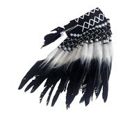 YAPAILANG Handmade Indian Feathered Headdress Lightweight And Practical Hairpieces Fashion Costume Accessory For Cultural Event