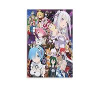 YAPING Anime (ReZero Starting Life in Another World) Poster Living Room Wall Art 16 x 24 Inch (40 x 60 cm)