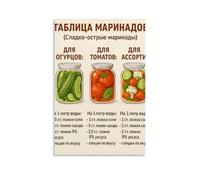 YAPING Canned Vegetable Recipes Modern Home Kitchen Dormitory Kids Room Mural 08 x 12 Inch (20 x 30 cm)