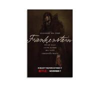 YAPING Frankenstein (2025) Actor Movie Poster Living Room Wall Art 08 x 12 Inch (20 x 30 cm)